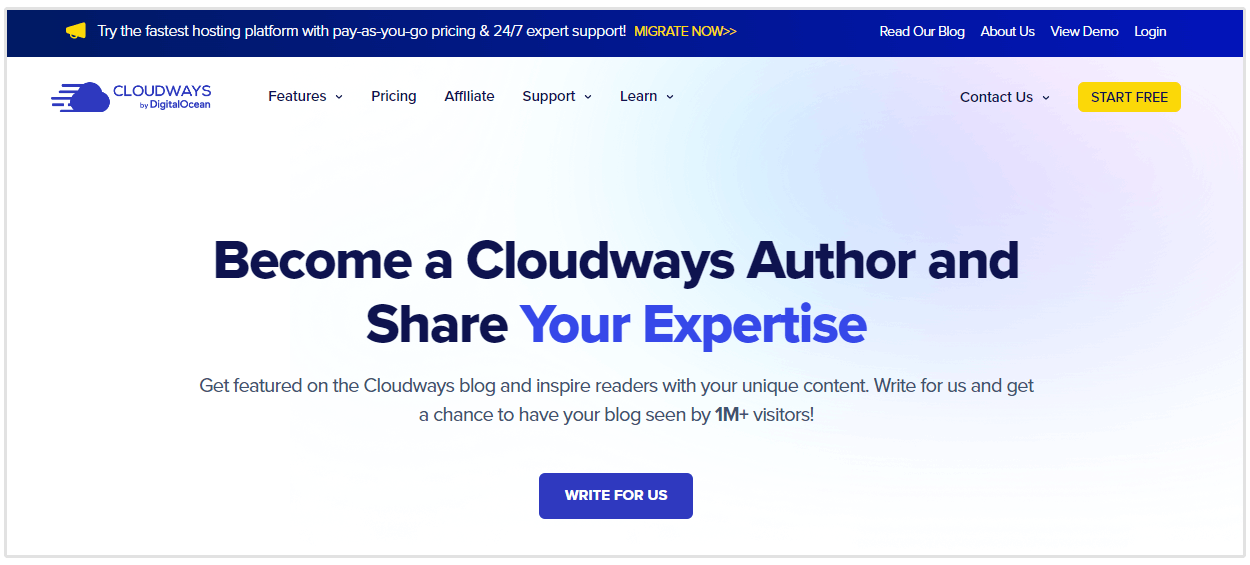 cloudways konuk yayıncılığı