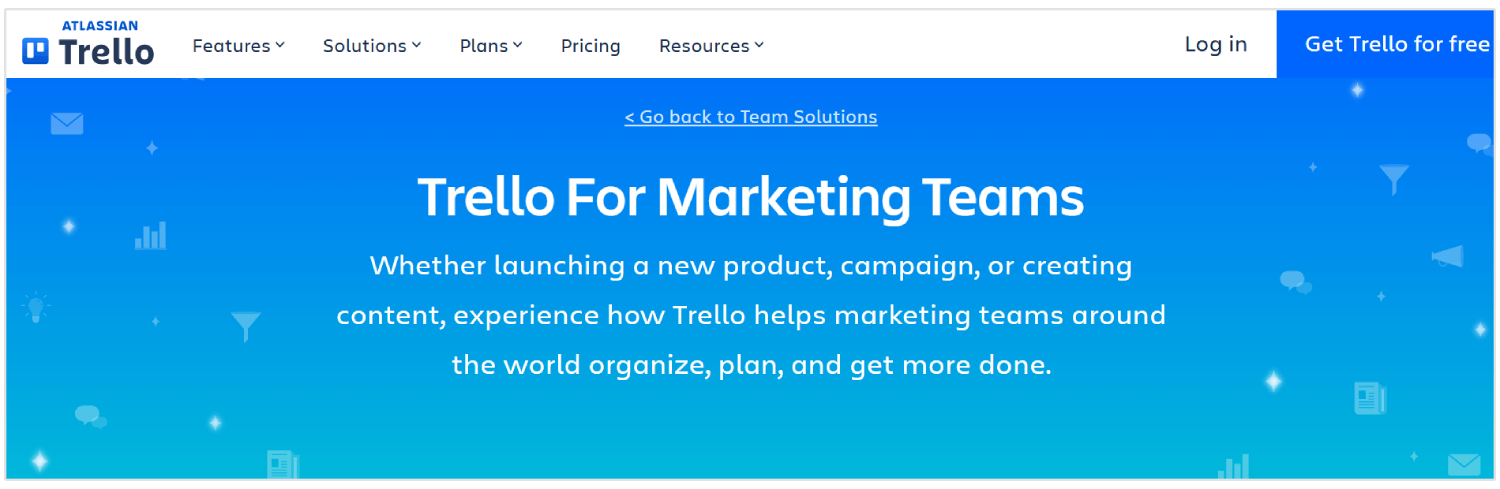 Trello pour les équipes marketing